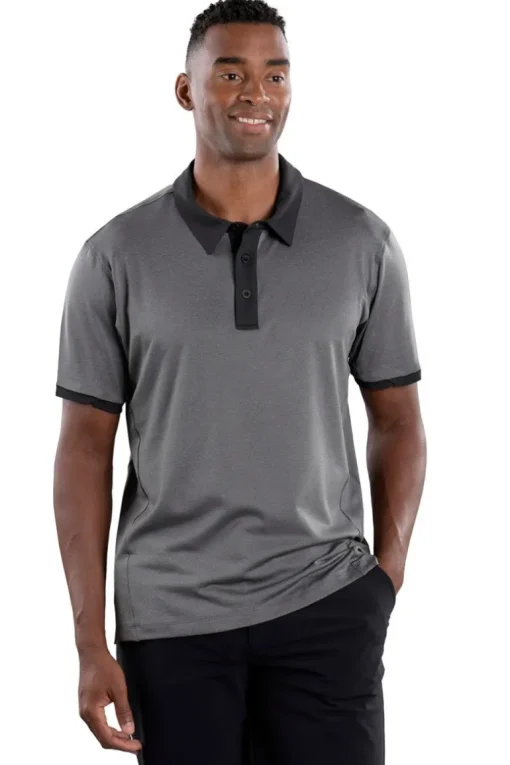 Sam Black Textured Polo - FINAL SALE