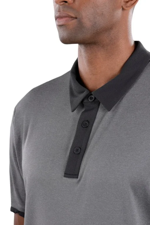 Sam Black Textured Polo - FINAL SALE