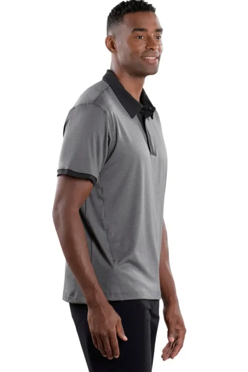 Sam Black Textured Polo - FINAL SALE