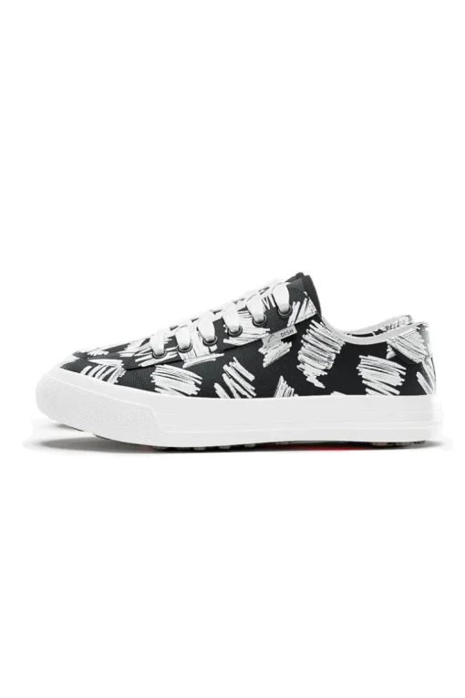 Spikeless Scribble Canvas Traveler Shoe - FINAL SALE