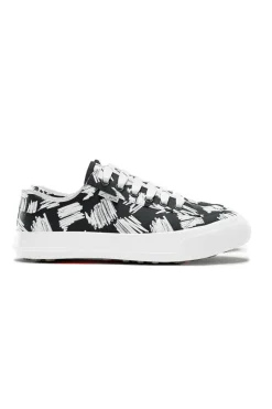 Spikeless Scribble Canvas Traveler Shoe - FINAL SALE