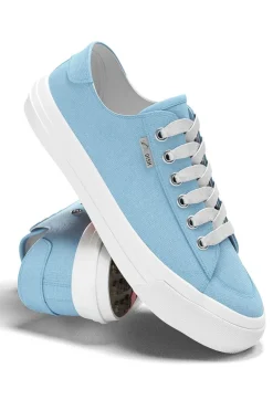 Spikeless Sky Blue Canvas Traveler Shoe - FINAL SALE