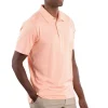 Toby Polo In Ares Coral - Comfort Fit - FINAL SALE