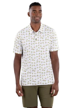 Toby Polo Palm Tree Print - FINAL SALE