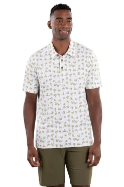 Toby Polo Palm Tree Print - FINAL SALE