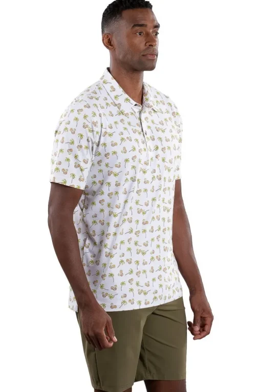 Toby Polo Palm Tree Print - FINAL SALE