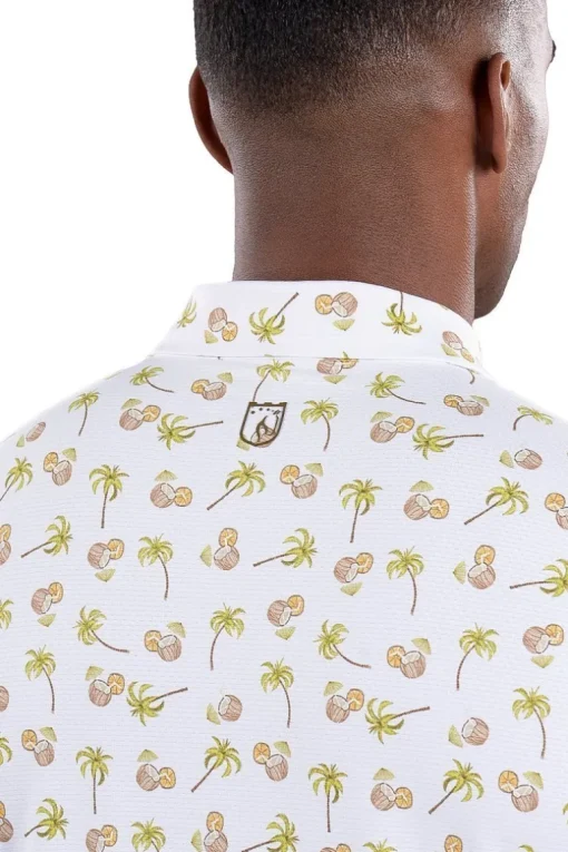 Toby Polo Palm Tree Print - FINAL SALE
