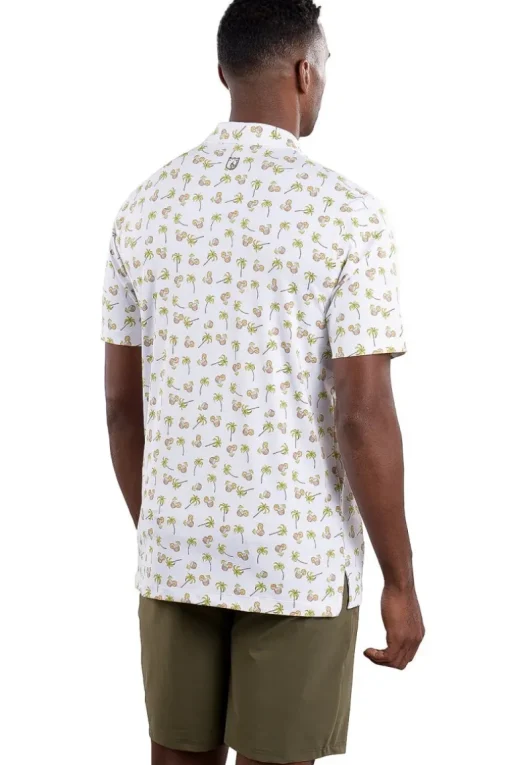 Toby Polo Palm Tree Print - FINAL SALE