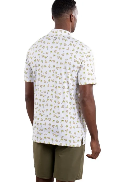 Toby Polo Palm Tree Print - FINAL SALE