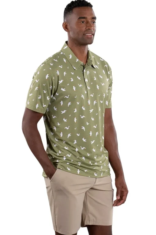 Toby Polo Seagull Print - FINAL SALE