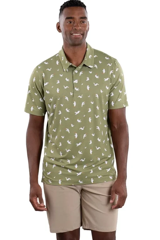 Toby Polo Seagull Print - FINAL SALE