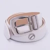 White Leather Belt - FINAL SALE