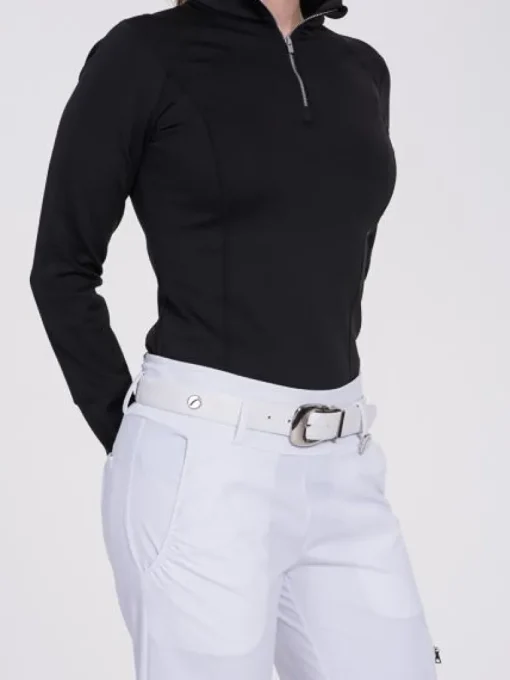White Leather Belt - FINAL SALE